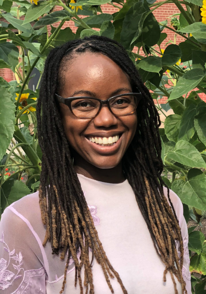 Headshot of Brandy O'Neal, Food Education Fellow. 