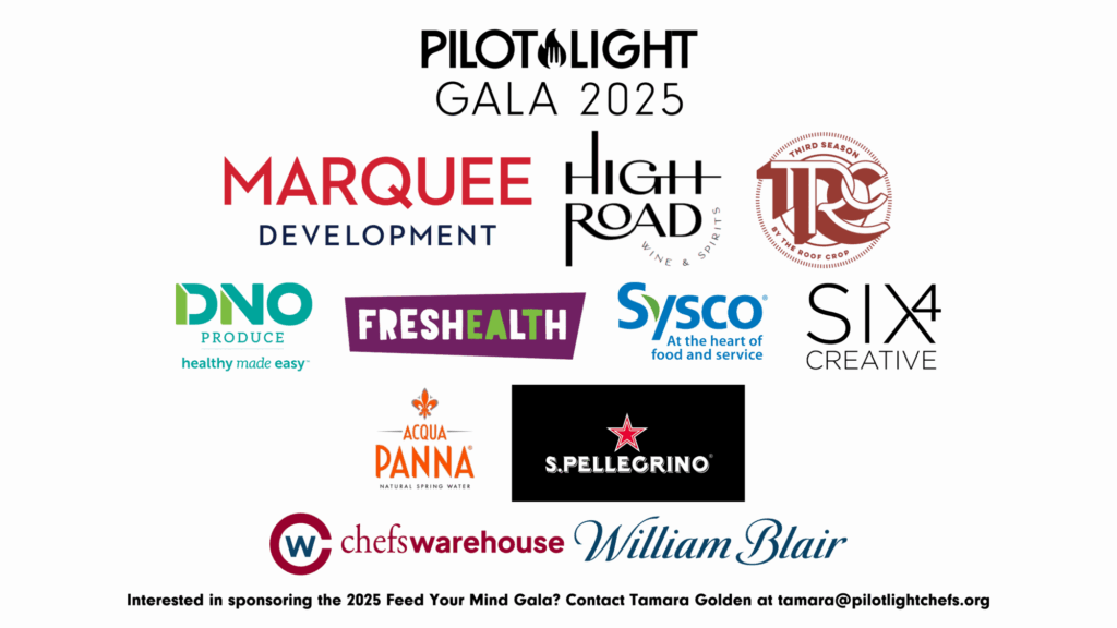 A graphic showing the 2025 Feed Your Mind Sponsor Logos. 