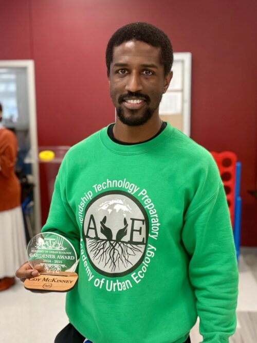 Headshot of Coy M., Food Education Fellow.
